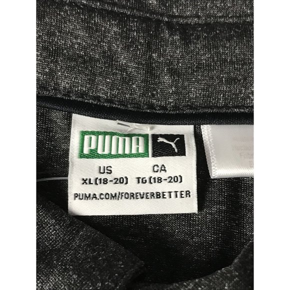 Kid’s Polo Shirt Size XL puma kid 91201882FME Black Heather - Picture 7 of 12